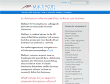 Tablet Screenshot of multiportservices.com